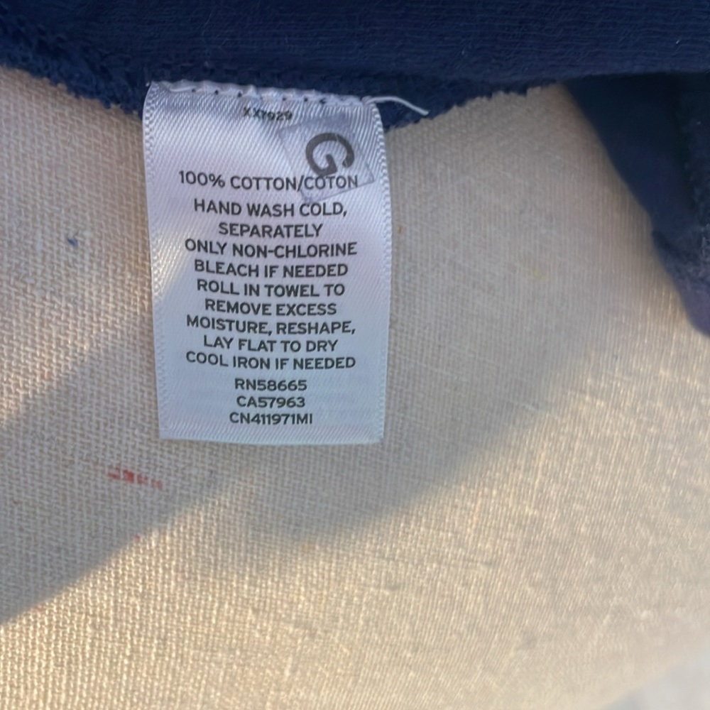 Navy Blue Drape Front Jacket small - Picture 6 of 6